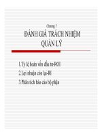 Đánh giá trách nhiệm quản lý