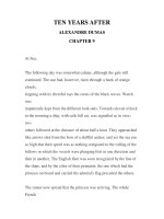 LUYỆN ĐỌC TIẾNG ANH QUA CÁC TÁC PHẨM VĂN HỌC –TEN YEARS AFTER ALEXANDRE DUMAS CHAPTER 9 pdf