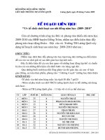 ke hoach sinh hoat sao