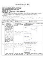 đường thẳng vuông goc với mặt phẳng