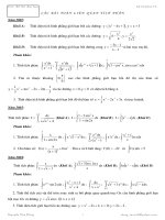 Các bài toán liên quan đến tích phân ppt