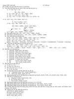 Đề cương ôn tập hóa 10 -kỳ 2(chi tiết)