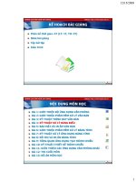 Bài 4: KỸ THUẬT XỬ LÝ BẢNG BIỂU pptx