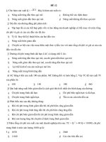 đề thi trắc nghiệm môn kinh tế vĩ mô - đề số 12