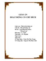 van dong theo nhac- dan ga con