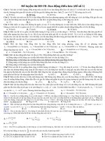 Tổng hợp bài tập dao động điều hòa  luyện thi đại học