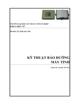 kỹ thuật bảo dưỡng máy tính