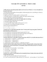 TÀI LIỆU ÔN TẬP SINH 12