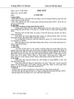 GIÁO ÁN THỂ DỤC LỚP 8 ĐÃ SỬA CỰC HAY