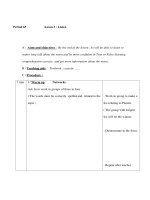 Giáo án Anh văn lớp 9 - Unit 10 Life on other planets - Period 65 - Lesson 3 : Listen pps