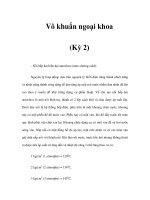 Vô khuẩn ngoại khoa (Kỳ 2) ppsx