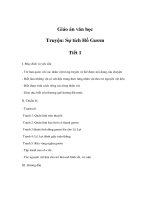 Giáo án văn học - Truyện: Sự tích Hồ Gươm pdf