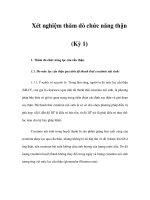 Xét nghiệm thăm dò chức năng thận (Kỳ 1) doc