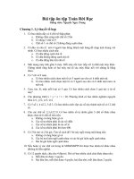 Bài tập ôn tập Toán Rời Rạc - Giảng viên: Nguyễn Ngọc Trung ppsx