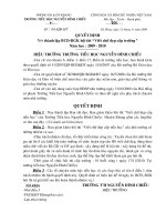 QD thanh lap BCĐ-HĐ giám khảo hội thi viết chữ đẹp cấp trường năm học 2009-2010