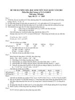 Đề thi Olympic hóa toàn quốc 2003 doc