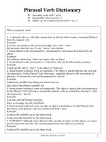 PHRASAL VERB DICTIONARY (TRỌN BỘ)