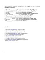 Bài tập Passive voice 4