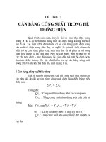 đồ án: thiết kế hệ thống cung cấp điện cho phân xưởng sửa chữa cơ khí, chương 1 docx