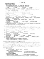 Cac de on thi tot nghiep 12