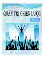 thuyết trình quản trị chiến lược chìa khóa để thành công