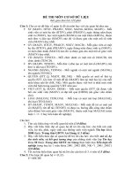 Đề Thi Cơ Sở Dữ Liệu (Tham Khảo).