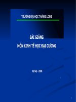 bài giảng kinh tế học đại cương - bài 7  vận dụng chi phí xã hội của việc đánh thuế
