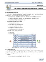 Chương 4: Các phương pháp thu thập và tổng hợp thông tin ppt