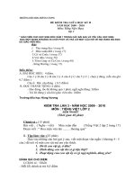 đề thi GKII môn TV lớp 2 năm học 2009 - 2010