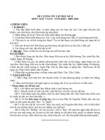 Đề cuong ôn tập Ngữ văn 8