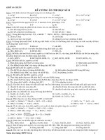 de cuong on tap ky II (khoi 10 co ban + nang cao)