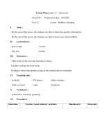 Giáo án Anh văn lớp 11 - Unit 12 - Period 98 ppsx