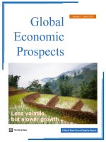 global economic prospects volume 7 june 2013 less volatile but slower growth