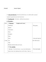 Giáo án Anh văn lớp 9 - Unit 2 - Period 8 - Lesson 2: Speak ppt