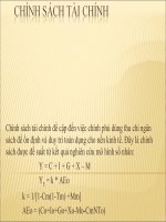 Kinh tế vĩ mô-Chính sách tài chính doc