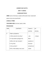 Giáo án anh văn lớp 12 - UNIT 17: BOOKS - LANGUAGE FOCUS ppsx