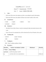 Giáo án Anh văn lớp 11 - Unit : 15 - Lesson : wonders of the world pptx