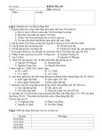 đề kiểm tra môn lịch sử lớp 8