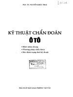 Kỹ thuật chuẩn đoán ô tô P1 pdf