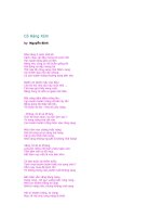 Tổng hợp Thơ tình Nguyễn Bính docx