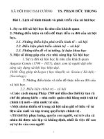 Ôn tập môn xã hội học