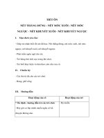 TIẾT ÔN NÉT THẲNG ĐỨNG - NÉT MÓC XUÔI - NÉT MÓC NGƯỢC - NÉT KHUYẾT XUÔI - NÉT KHUYẾT NGƯỢC pps