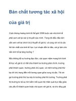 Bản chất tương tác xã hội của giá trị potx