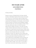 LUYỆN ĐỌC TIẾNG ANH QUA CÁC TÁC PHẨM VĂN HỌC –TEN YEARS AFTER ALEXANDRE DUMAS CHAPTER 22 pptx