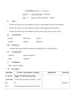 Giáo án Anh văn lớp 11 - Unit 1 đến 7 - Period 73 pps