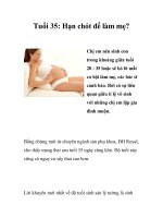 Tuổi 35: Hạn chót để làm mẹ? pot