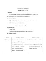 Anh văn 7 - Unit fourteen: Freetime fun - Phần 4 doc