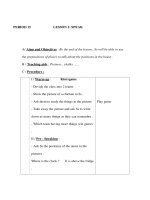 Giáo án Anh văn lớp 8 - Unit 3 - PERIOD 15 - LESSON 2: SPEAK pps