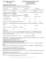 De kiem tra hoc ki 2 lop 11- toan -nam 2008 - 2009