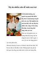 Mẹ ăn nhiều calo dễ sinh con trai pps